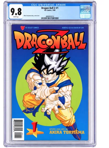 Dragon Ball Z #1, first print, graded CGC 9.8