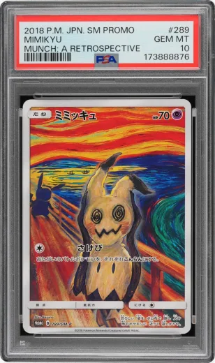 Munch Mimikyu #289, graded PSA 10